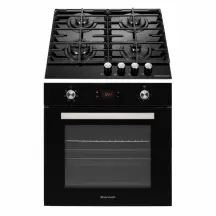 Комплект Духовой шкаф электрический GEO 62-1310 black + Варочная поверхность газовая GGH 62-104 black glass