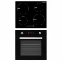 Комплект Духовой шкаф электрический GEO 62-1310 black + Варочная поверхность индукционная GIH 614