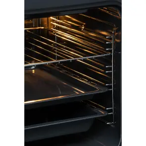 Комплект Духовой шкаф электрический GEO 62-1310 black + Варочная поверхность индукционная GIH 614 №4