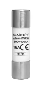 Запобіжник плавкий e.fuse.1038.16, типорозмір 10х38, 16А №1