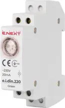 Индикатор на DIN-рейке e.i.din.220.green, зеленый