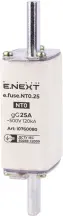 Предохранитель плавкий e.fuse.NT0.25, габарит 0, 25А.