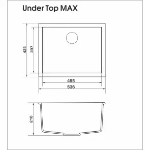 Мийка GRANADO Under top Max Terra №3