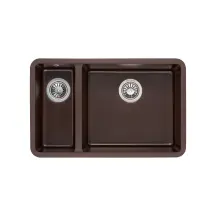 Мойка GRANADO Under top double Marron