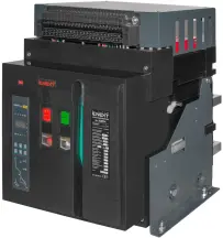 Воздушный автоматический выключатель e.industrial.acb.3200F.2500, стационарный, 0,4кВ, 3Р, электронный расцепитель, мотор-привод и РН
