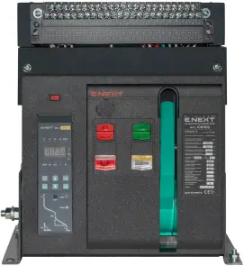 Воздушный автоматический выключатель e.industrial.acb.2000F.2000, стационарный, 0,4кВ, 3Р, электронный расцепитель, мотор-привод и РН №6