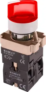 Переключатель с подсветкой e.mb.bk2465 на 2 фиксированных положения красный №1