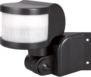 Датчик руху інфрачервоний e.sensor.pir.13.black(чорний) 270°, IP44 №1