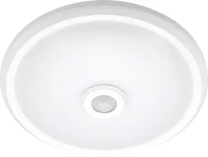 Світильник світлодіодний стельовий з датчиком руху та акумулятором e.sensor.LED.77Е.12.4000(білий), 12вт, 4000К, 360°, IP20, 5 часов №1