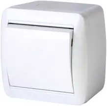 Перемикач одноклавішний e.aqua.1121.gr для зовнішнього монтажу, IP44