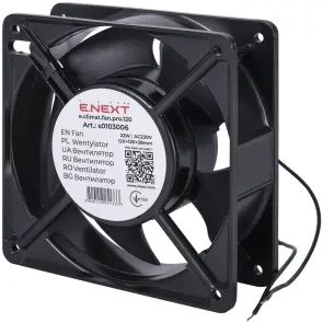 Вентилятор e.climat.fan.pro.120, 120х120х38мм 22Вт АС230В №1