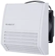 Решітка з фільтром e.climat.fanfilter.pro.97 та вентилятором 92х92мм, IP55