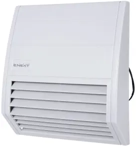Решетка с фильтром e.climat.fanfilter.pro.176 и вентилятором 125х125мм, IP55 №1