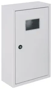 Корпус учета металлический e.mbox.pro.n.f3.12 IP31 навесной под 3ф счетчик, 12 модулей №1