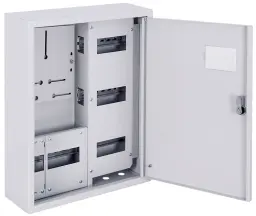 Корпус учета металлический e.mbox.pro.n.f3.27 IP31 навесной под 3ф счетчик, 27 модулей