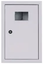 Корпус учета металлический e.mbox.pro.w.f1.12 IP31 встроен под 1ф счетчик, 12 модулей