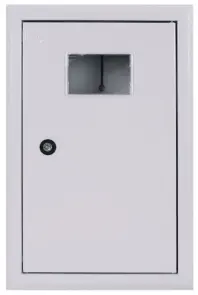 Корпус учета металлический e.mbox.pro.w.f1.12 IP31 встроен под 1ф счетчик, 12 модулей №1