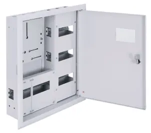 Корпус учета металлический e.mbox.pro.w.f3.27 IP31 встроенный под 3ф счетчик, 27 модулей №2