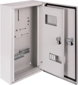Корпус учета металлический e.mbox.pro.n.f3.9 IP54 подвесной под 3ф счетчик, 9 мод. , с внутр.дверцами под опломб. №3
