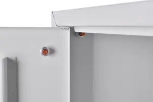 Корпус металевий e.mbox.pro.p.50.40.20 IP31 з монтажною панеллю (500х400х200) №7