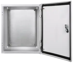 Корпус металевий e.mbox.pro.p.30.20.15 IP54 з монтажною панеллю (300х200х150) №3