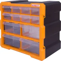 Органайзер пластиковый, e.toolbox.pro.19, 12-секционный 267х157х262мм