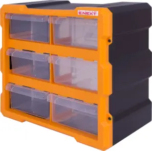 Органайзер пластиковий, e.toolbox.pro.20, 6-секційний 267х157х262мм №1