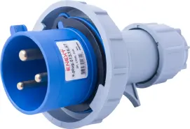 Силова вилка переносна e.plug.013.16.67, 3п., 230В, 16А, IP 67 купити в Україні