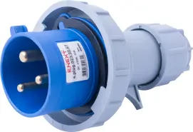 Силова вилка переносна e.plug.023.32.67, 3п., 230В, 32А, IP 67