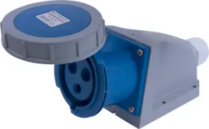 Силовая розетка стационарная e.socket.123.32.67, 3п., 230В, 32А, IP 67 №1