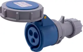 Силовая розетка переносная e.socket.213.16.67, 3п., 230В, 16А, IP 67