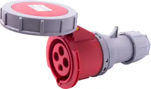 Силова розетка переносна e.socket.224.32.67, 4п., 400В, 32А, IP 67 №1