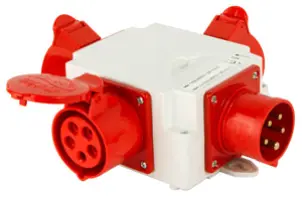 Монтажный набор-разветвитель 16A 3P+N+Z 400V/ 3x16A 3P+N+Z 400V №1