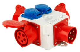 Монтажный набор-разветвитель 16A 3P+N+Z 400V/ 3x16A 3P+N+Z 400V, 2x16A 2P+Z 250V