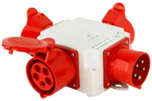 Монтажный набор-разветвитель 32A 3P+N+Z 400V/ 3x32A 3P+N+Z 400V №1