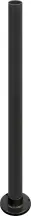 Опора пластикова e.street.bollard.pl.1000.black, висота 1000мм, діаметр 60мм, чорна