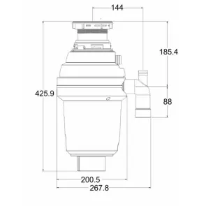 Подрібнювач GRANADO Algar 750 Silence+ №4