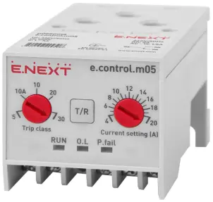 Реле защиты двигателя e.control.m05, 4-20А №1
