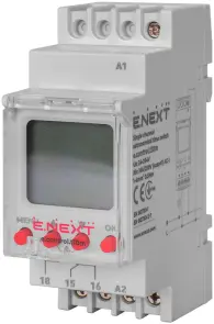 Реле часу астрономічне одноканальне e.control.t10m №1