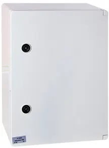 Корпус удароміцний з АБС-пластика e.plbox.400.500.175.3f.6m.blank, 400х500х175мм, IP65 з панеллю під 3 - фазний лічильник та 6 модулів №1