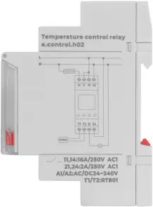 Реле контролю температури e.control.h02, 16A, АС/DC 24-240, -25…+130 °С №4