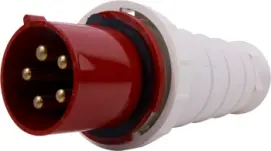 Силовая вилка переносная e.plug.pro.5.125, 5п., 380В, IP 67, 125А (045)