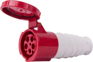 Силова розетка переносна e.socket.pro.5.63, 5п., 380В, IP 67, 63А (235) №1