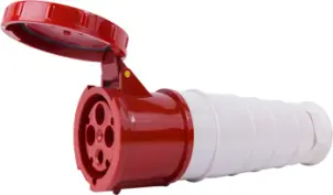 Силова розетка переносна e.socket.pro.4.125, 4п., 380В, IP 67, 125А (244) №1