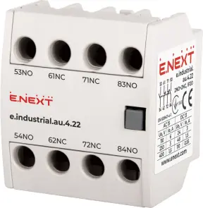 Дополнительный контакт e.industrial.au.4.22, 2no+2nc №1