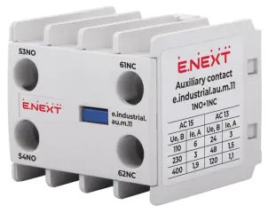 Дополнительный контакт e.industrial.au.m.11, 1nc+1no №1