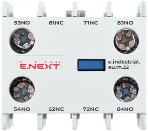 Дополнительный контакт e.industrial.au.m.22, 2nc+2no №2