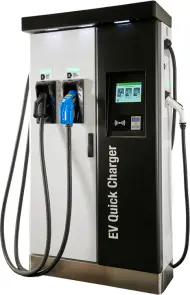 Станція для заряду електромобілів RAPTION 50 2 х 50кВт 50-500В 125А CHAdeMO + CCS2 (неодночасний заряд) + 22кВт 400В 32A Type2 розетка №1