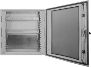 Корпус металевий e.mbox.industrial.n.48.bc.gl IP55 навісний на 48 модулів з суцільною панеллю, зі склом №2