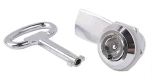 Замок e.lock.01 подвійна бородка, 22-25/50, металевий ключ №1
